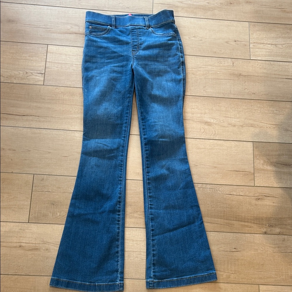 SPANX Flare Women's Jeans in Blue size small 4/6